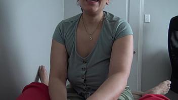 Preview 2 of Sasur Bahu Porn Hd3 - cuckold wife with big natural tits makes her 18 year old stepson leak precum