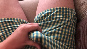 Preview 4 of Doctor Shemale - Solo male cums in his boxers