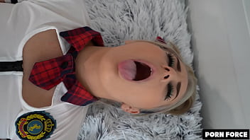 Preview 4 of Japan Family Amateur Porn - Toy ON / Brain OFF - Magic Wand Masturbation Fun Turns Blonde Teen Into Mindless Ahegao Slut