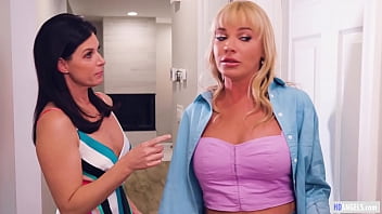 Preview 2 of Tarzan Vs Jane Fuul Movie - Lesbian Couple&#039_s Subtenant Is A Masturbation Addict Beauty - India Summer,  Eliza Ibarra,  Dana DeArmond