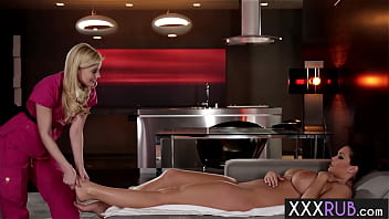 Preview 3 of Geneave - Sexy MILF Charlotte Stokely finger fucked hot big ass lesbian Alison Tyler