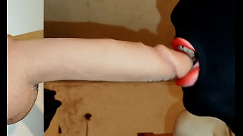 Preview 1 of Katie Prince Porn Video - Sloppy Blowjob Dildo