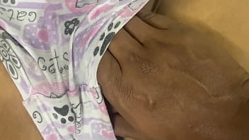 Preview 1 of Message Bkue - The hottest pussy rubbing and cumshot on little stepsister&#039_s pussy