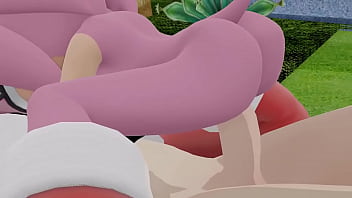 Preview 3 of Hude Cokc Anal - Amy rose Toma una polla humana bn rika