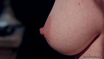 Preview 4 of Used Woman - Pawg blonde caned in device bondage