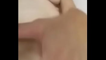 Preview 2 of Spy Baby Poop - My real rubs her nipples then spreads her pussy open as she cums