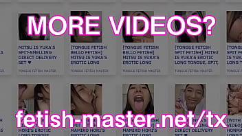 Preview 4 of Jav Indan Home - Japanese Asian Tongue Spit Face Nose Licking Sucking Kissing Handjob Fetish - More at fetish-master.net
