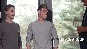 Preview 1 of Mom Son Jopen - Participates In Threesome With Twink And His BFF