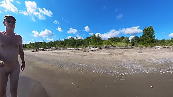 Preview 2 of Serpil Cabsiz - Oldguynicecock at Port Burwell nude beach