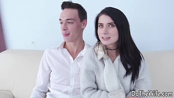 Preview 1 of Www Tubedivas Com - Petite Wife Nicole Black Gets Anally Destroyed While Cuckold Watches