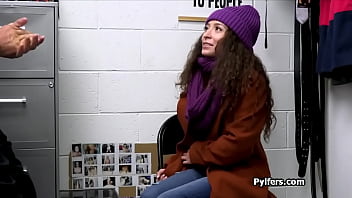 Preview 1 of Public Agent Cum Inside - Curly Latina gets on top of the officers dick