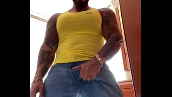 Preview 1 of Teen Nanny - POV big muscle pornstar spiting in you mouth until you suck it