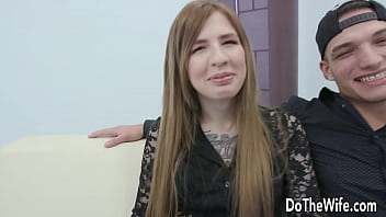 Preview 1 of Mom And Son Barroom Sexy - Beautiful Young Wife Jaclyn Jordan Takes It in The Ass as Cuck Looks on