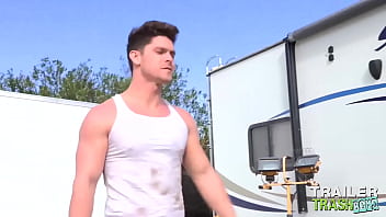 Preview 1 of Sex18 Porn Hd - TRAILERTRASHBOYS Hunky Devin Franco Raw Fucked By Nic Sahara