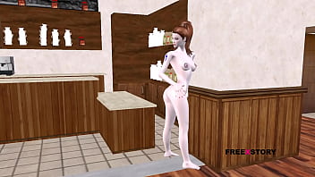 Preview 1 of Raprvideos - An animated 3d porn video of a cute Teen girl Giving Sexy Poses.