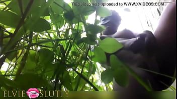 Preview 2 of Groop Beach Small - Dildo pussy fuck in the forrest