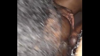 Preview 2 of Vegina In Phonera - Ebony cumshot