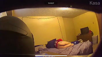 Preview 3 of Stap Mom Morning - Real hidden cam solo masturbating