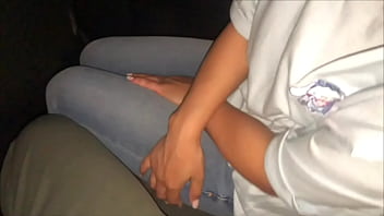 Preview 1 of Young Guy And Girl Sex - 深夜誰も居ない場所でのカーS○Xにお互い興奮してしまう変態カップル