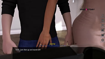 Preview 2 of Veerappan Full Hd Bp Video - Dreams of Desire - Jenna shaking Alex&#039_s dick infront of his landlady