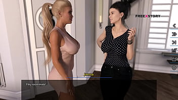 Preview 1 of Veerappan Full Hd Bp Video - Dreams of Desire - Jenna shaking Alex&#039_s dick infront of his landlady