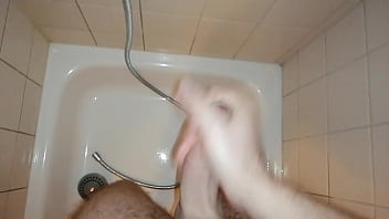 Preview 2 of Mom And Baby Daugter Sex - My huge cum in the shower