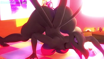 Preview 1 of Horny Lesbion - Sultry Salazzle: HMV/PMV