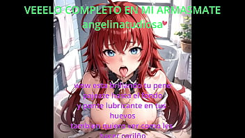 Preview 3 of Xxxii Hindi Chudaei - joi  tu compa&ntilde_era de estudio te hace la paja,  instrucciones para masturbarse anime hentai TRAILER RIAS GREMORY