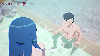 Preview 2 of Foxy Di Strapon - [Ada x Kawaki] True Love - The moment Ada wasted no time making her move on Kawaki. He ends up fucking her pussy and ass!
