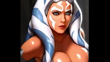 Preview 1 of Two Girl Aquarting - EEPol Ahsoka Parody Star Wars Part 2 AI-Generated AI