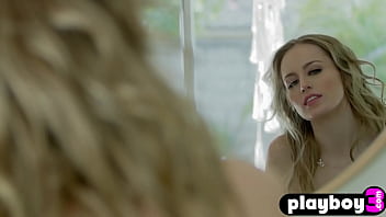 Preview 2 of Brother Sister Rajwap - Perfect blonde teen Scarlett Sage passion playing with her sweet wet pussy