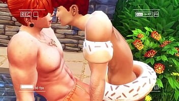 Preview 1 of Sex Mugi Download Com - Sims 4: tremenda cogida entre pelirrojos
