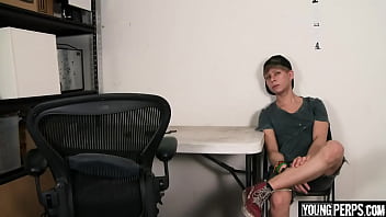 Preview 3 of Download Sleep Sister Fuck - During the interrogation,  the young perp displays intense hostility and aggression
