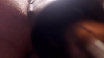 Preview 2 of She Injected In Balls Handjob - Perving my hole handheld