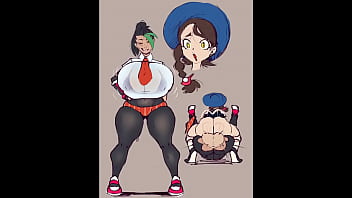 Preview 2 of Jonny Sen Hardcore - Nemona hentai comp (Pok&eacute_mon scarlet and violet)