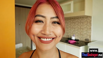 Preview 1 of Lesbian Daughter Milf - After hot dancing Thai teen Fang swallowed dick and pleased dirty client