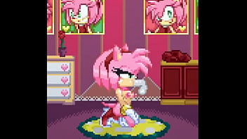 Preview 4 of Big Mia Khalifah - Amy rose es follada por la banda s