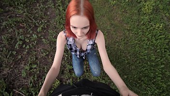 Preview 1 of Ren Sasaki - Public Amateur Teens Have Sex,  Facial Cumshot In Public POV