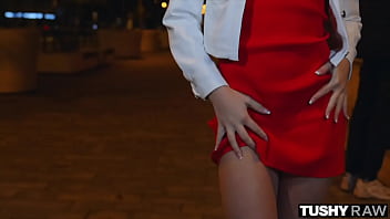 Preview 1 of Famille French Bi - TUSHYRAW Petite &amp_ tight Rika get her little ass filled up