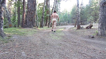 Preview 2 of Musalman Ladki Xxx Bf - Naked walk on the dirt road.