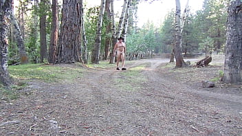 Preview 3 of Musalman Ladki Xxx Bf - Naked walk on the dirt road.