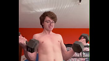 Preview 3 of Breezeer Xxx - Horny Twink Niko Springs Has Hot Nude Workout
