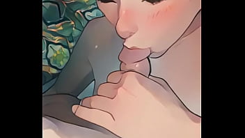 Preview 1 of Granny Hairy Group Sex - Amateur Hot Blowjob POV Snapchat. Anime filter.  Amazing Cock Worship.