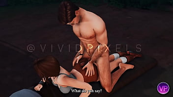 Preview 2 of Zoe Ray4 - LARA CROFT BUTT PLUG SHOVED IN ASS ANAL PLAY NATHAN DRAKE | SIMS 4