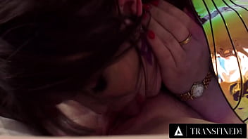 Preview 3 of Sunny Leone Porn Hard - TRANSFIXED - Bored Pixie Bunny Colby Summons Trans Bestie Lena Moon To Do Mischief In Sacred Garden