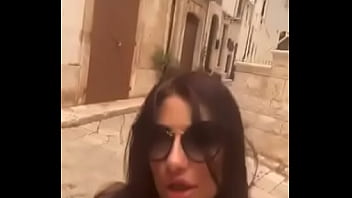 Preview 2 of Bibiboni - Priscilla Salerno nude in the street