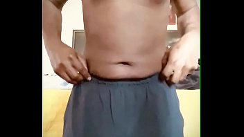 Preview 1 of Bokep Lubang Memek Besar - Stripping down to my jockstrap