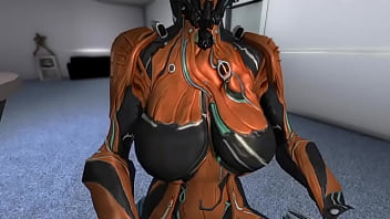 Preview 3 of Spanish Lady Masturbating - Warframe Valkyr Bounces On Mag&#039_s Lap (With Pov)