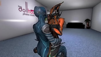 Preview 1 of Spanish Lady Masturbating - Warframe Valkyr Bounces On Mag&#039_s Lap (With Pov)