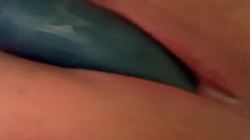 Preview 3 of Bianca Herman - Masturbating my wet pussy with blue vibrator until orgasm
